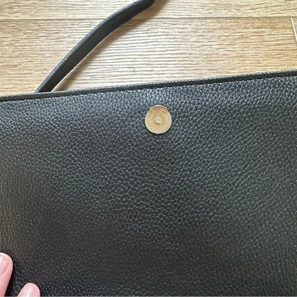 Marc New York Andrew Marc Black w/ Chain Detail Crossbody Purse - Picture 11 of 13